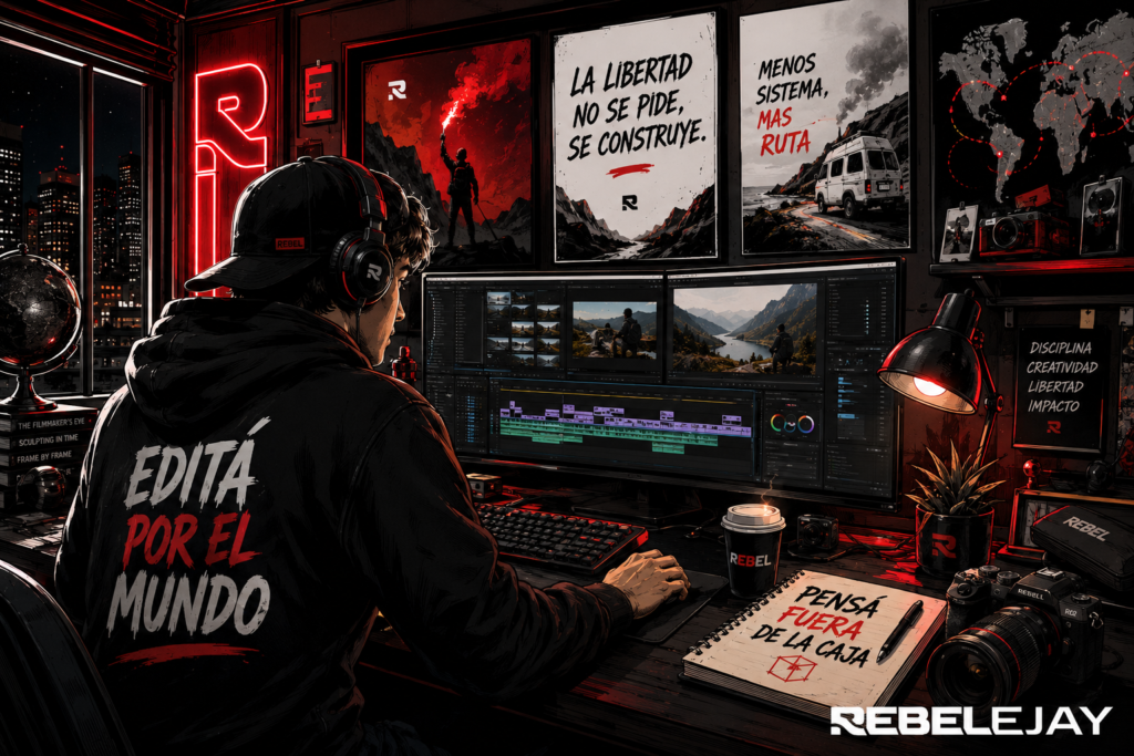 joven editor. Creatividad en la edición de video
